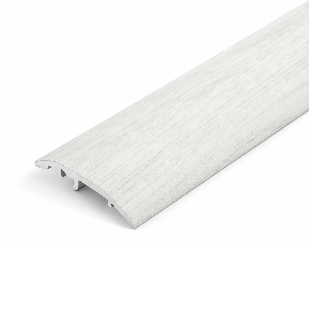 Platinum Maple S16K 37mm aluminium wood-effect 4-in-1 door threshold for flooring transitions