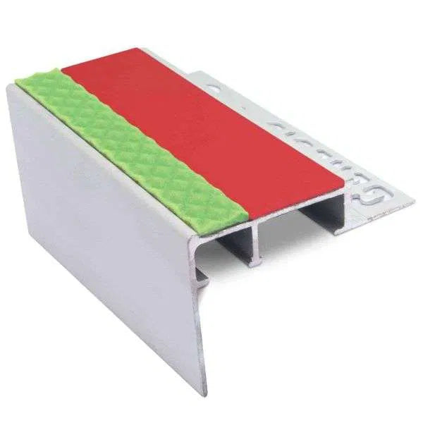 ATC red Heavy Duty 10mm Slimline Non Slip Stair Nosing