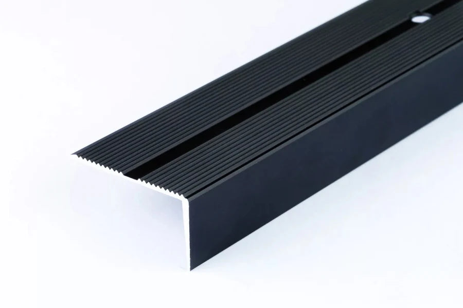Aluminium Stair Nosing Anodised Grooved Anti-Slip 40 MM x 20 MM
