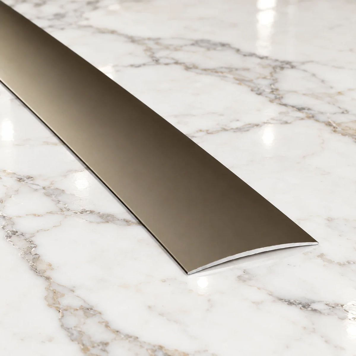 60mm Self Adhesive Aluminium Door Threshold Strip – 1m In Champagne Color