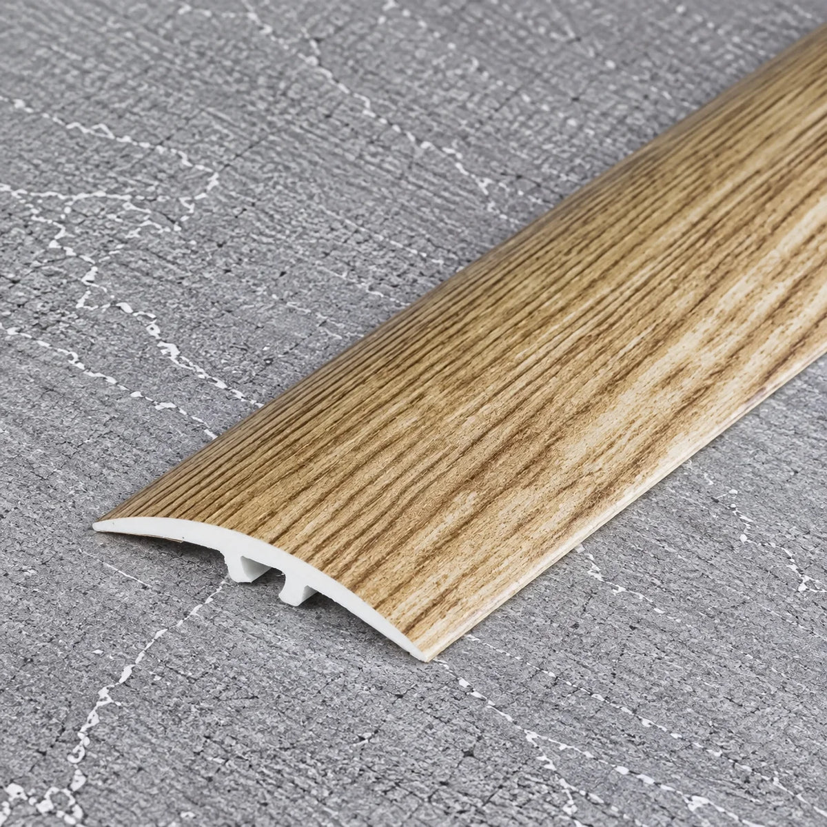 40mm uPVC Door Threshold Strip – 900mm Wood Effect Dual Fix In Clay Oak Color