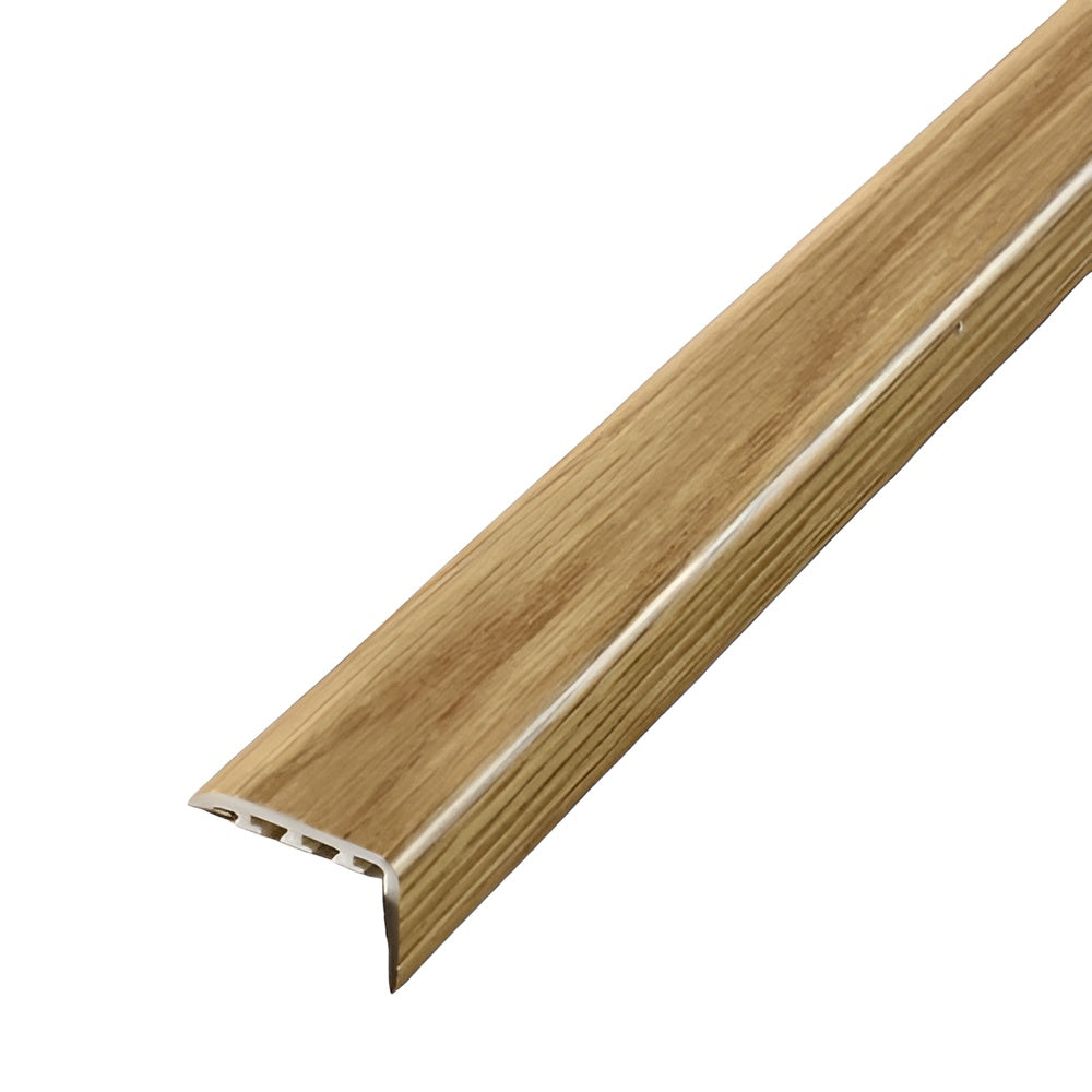 D-K0200 30 x 30mm Pvc Wood Effect Stair Nosing Edge Trim