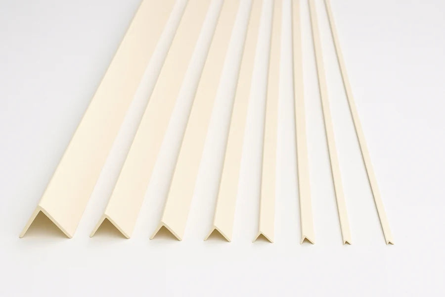 Edge Protector Ivory PVC Plastic Corner Angle Trim 90°