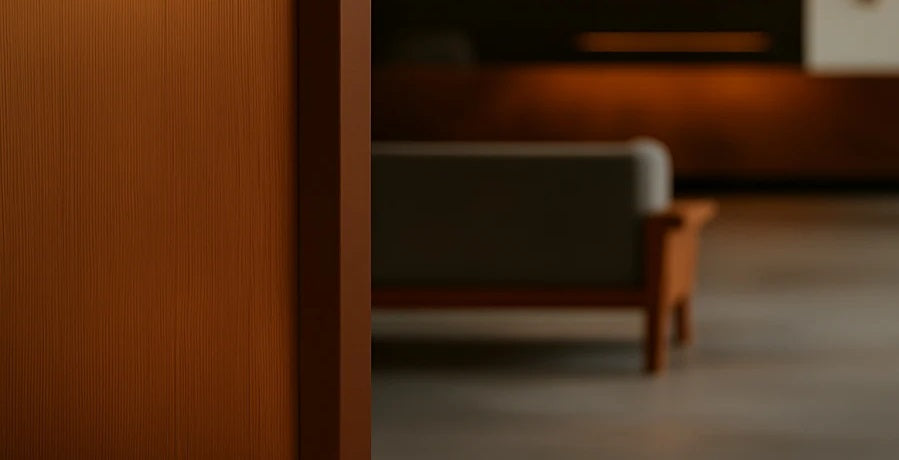 Edge Protector Brown PVC Plastic Corner Angle Trim 90°