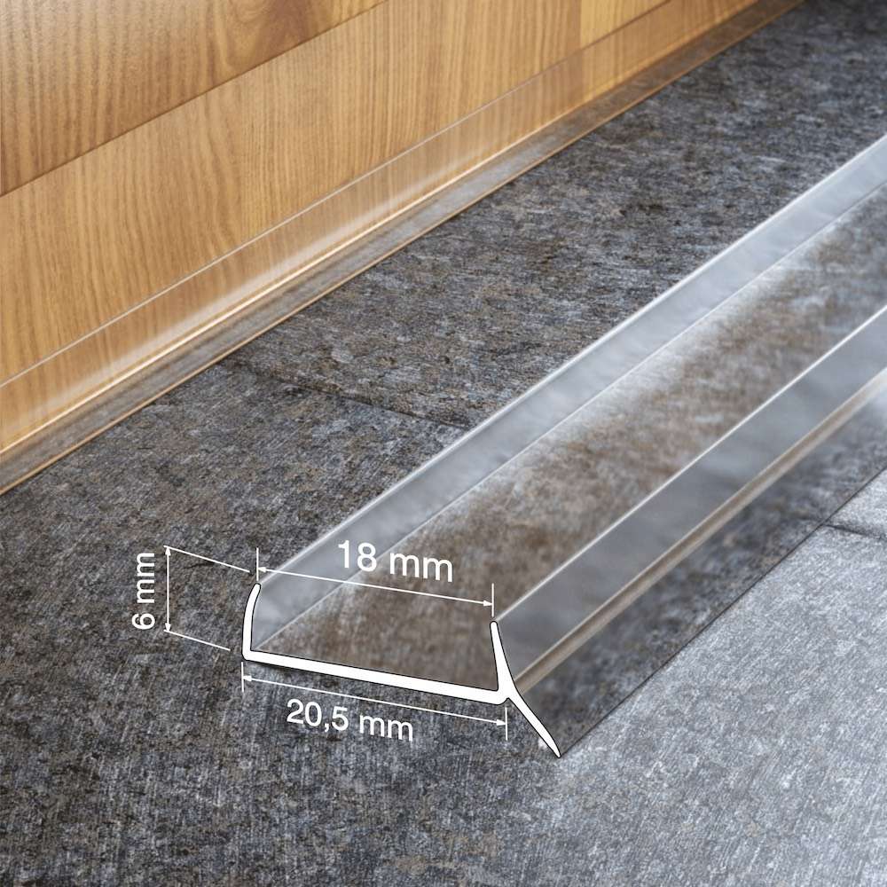 Kitchen Plinth Sealing Strip size