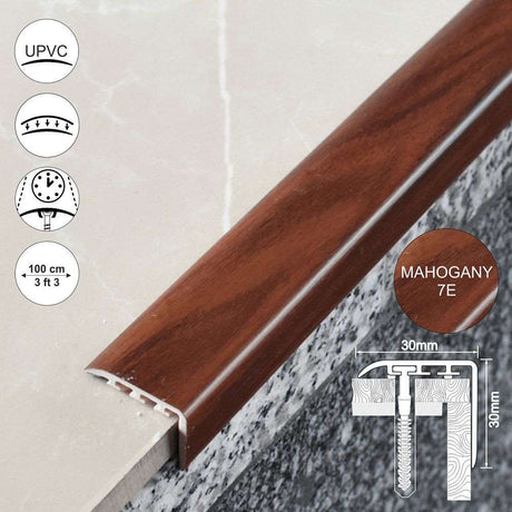 Wood Effect Stair Nosing Edge Trim ( 30 x 30mm )
