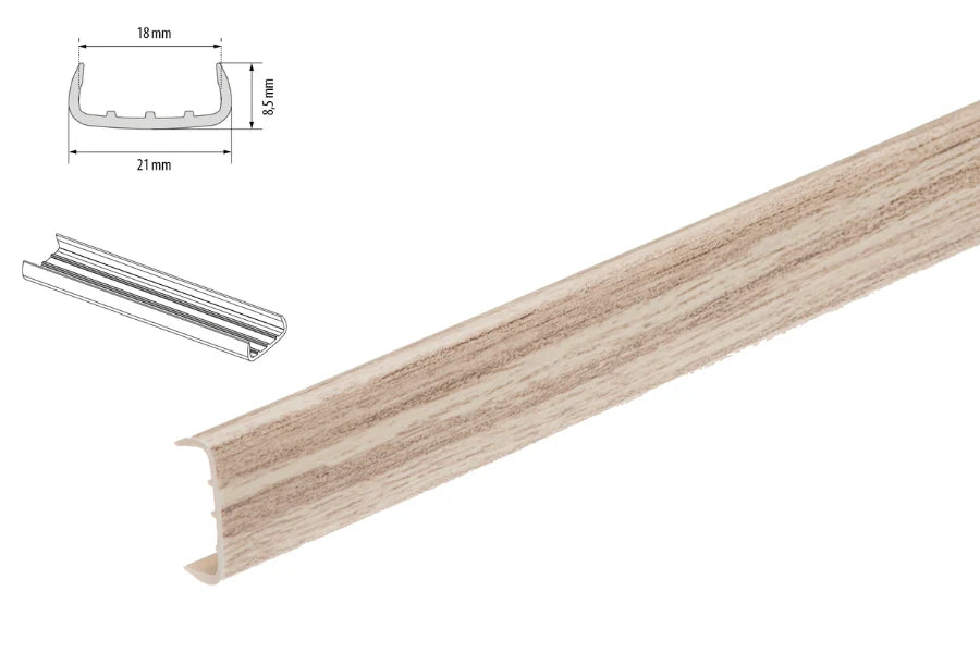 PVC Melamine Furniture Board Panel Cover U Trim Edging Strip