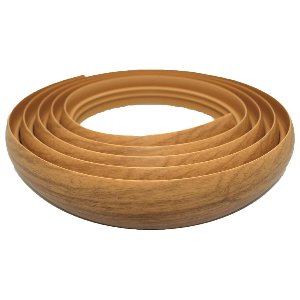 Light Oak 40mm Flex Line PVC flexible flooring transition profile door threshold