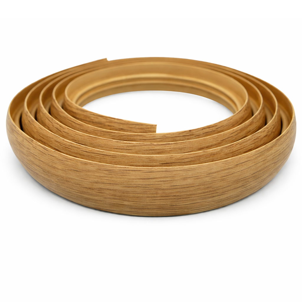 Oak 40mm Flex Line PVC flexible flooring transition profile door threshold