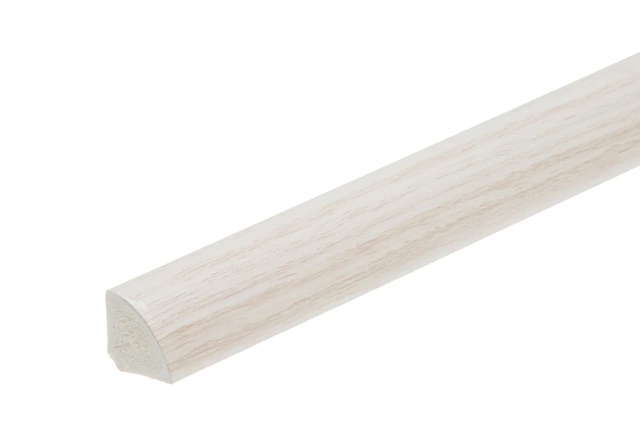 UPVC Scotia Skirting Board Quadrant Trim Moulding Decorative Flooring Edge Beading Strip