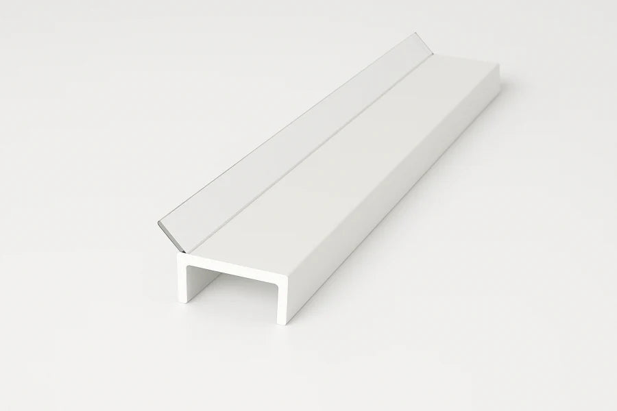 White Kickboard Trim MDF Panel Cover PVC Plinth Sealing Strip