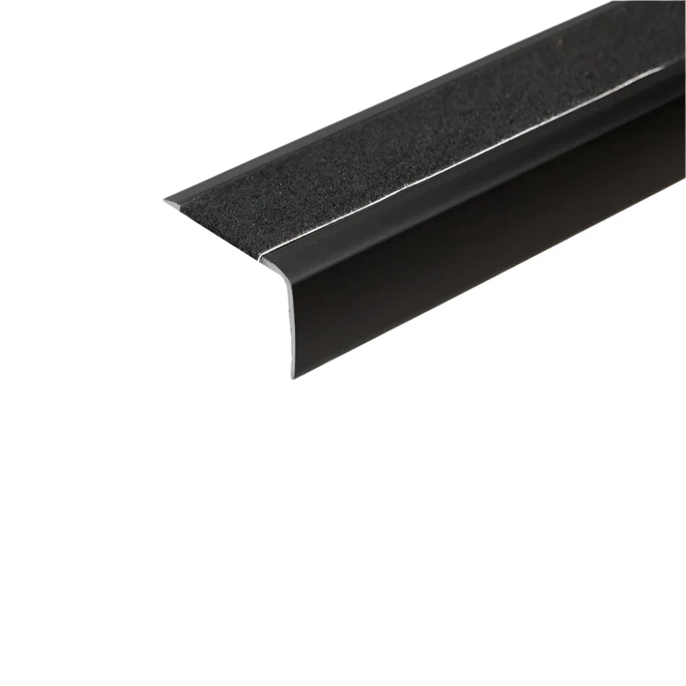 Anodised Aluminium Non Slip Stair Nosing Edge Trim With Tape