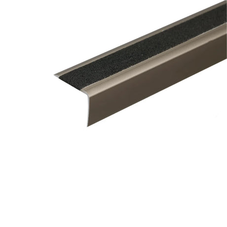 Anodised Aluminium Non Slip Stair Nosing Edge Trim With Tape