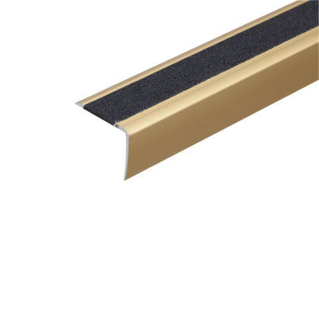 Anodised Aluminium Non Slip Stair Nosing Edge Trim With Tape