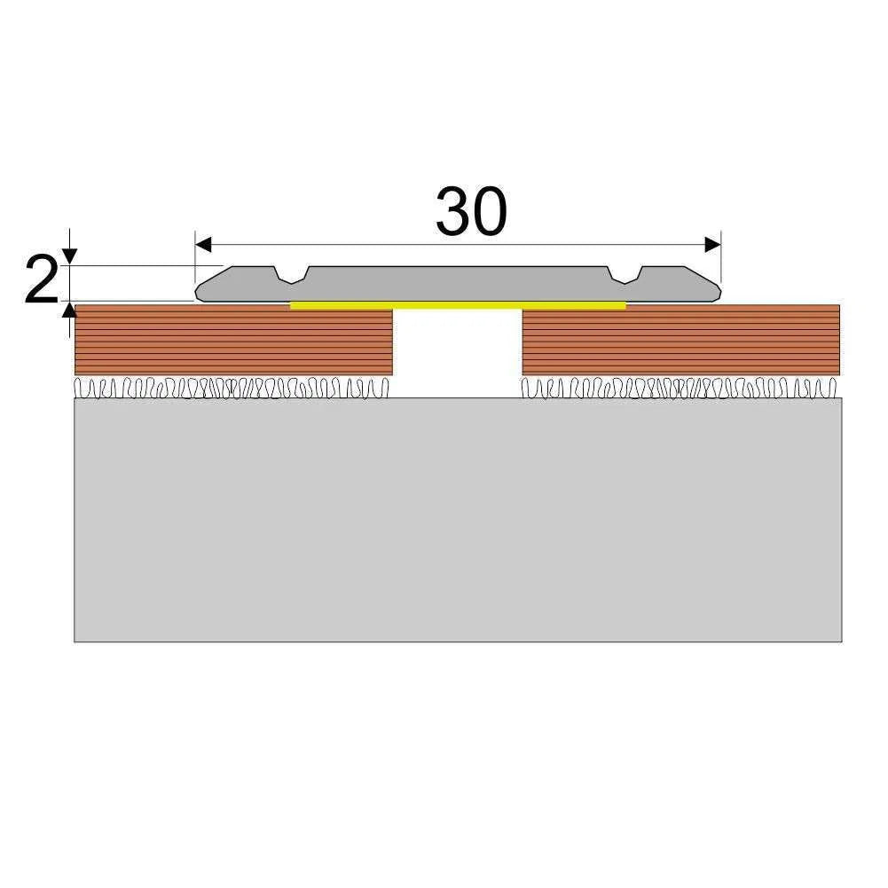 Aluminium Wood Adhesive Door Threshold Strip Size