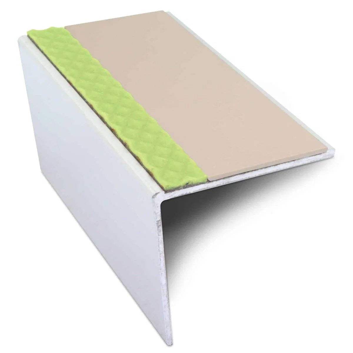 56x55mm DDA Compliant Aluminium Non Slip Stair