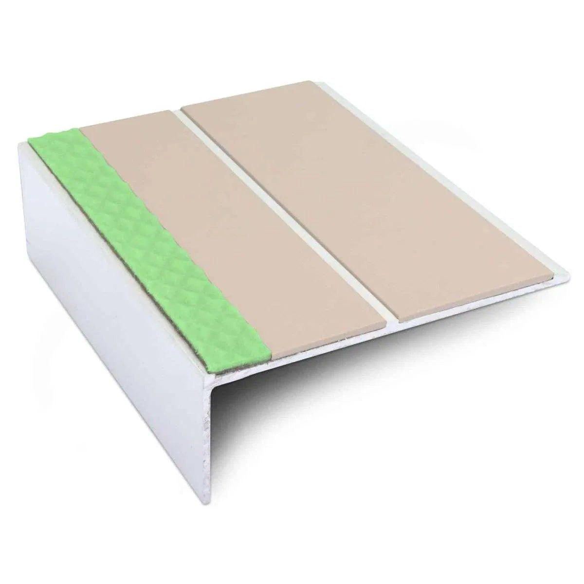 Non Slip Stair Nosing Edge Trim With Pvc Insert