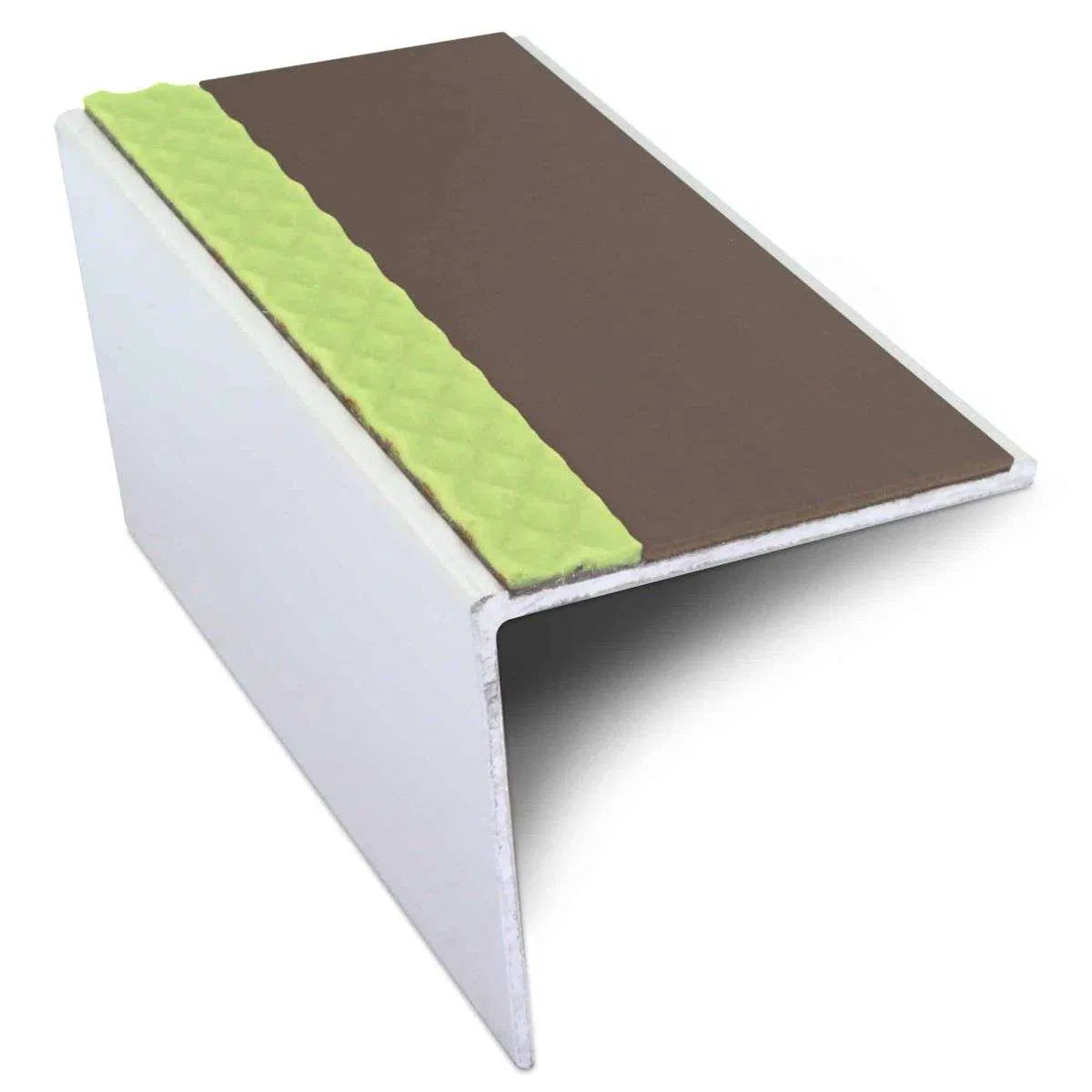 56x55mm DDA Compliant Aluminium Non Slip Stair