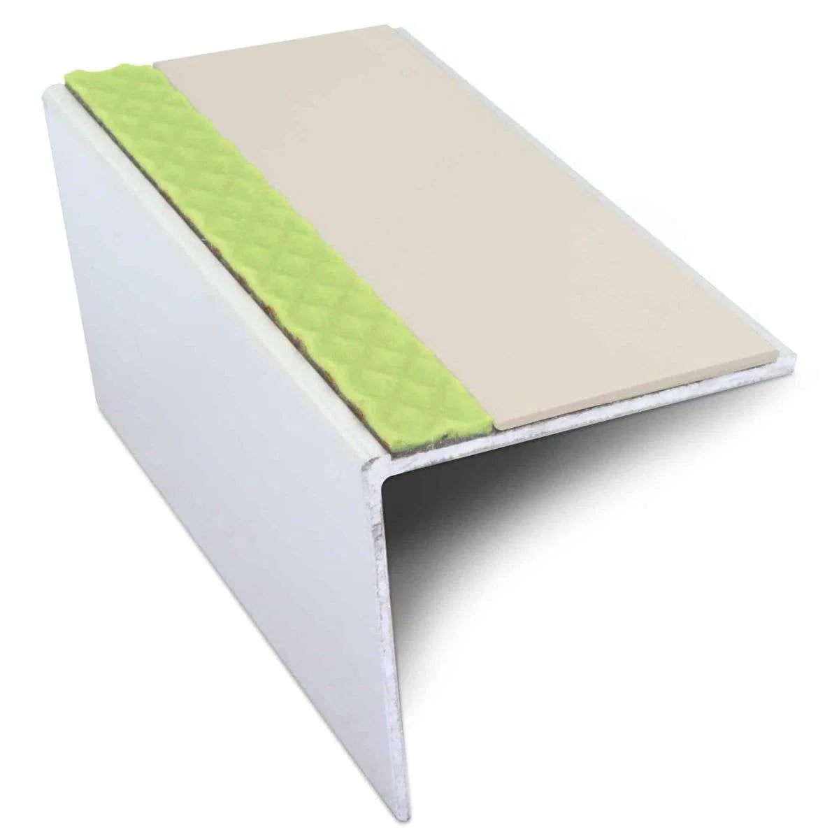 56x55mm DDA Compliant Aluminium Non Slip Stair