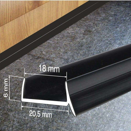 Kitchen Plinth Seal Black