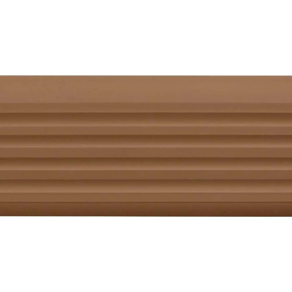 Brown PVC Non Slip 735-ND Flexible Anti-Slip Self-Adhesive Stair Nosing