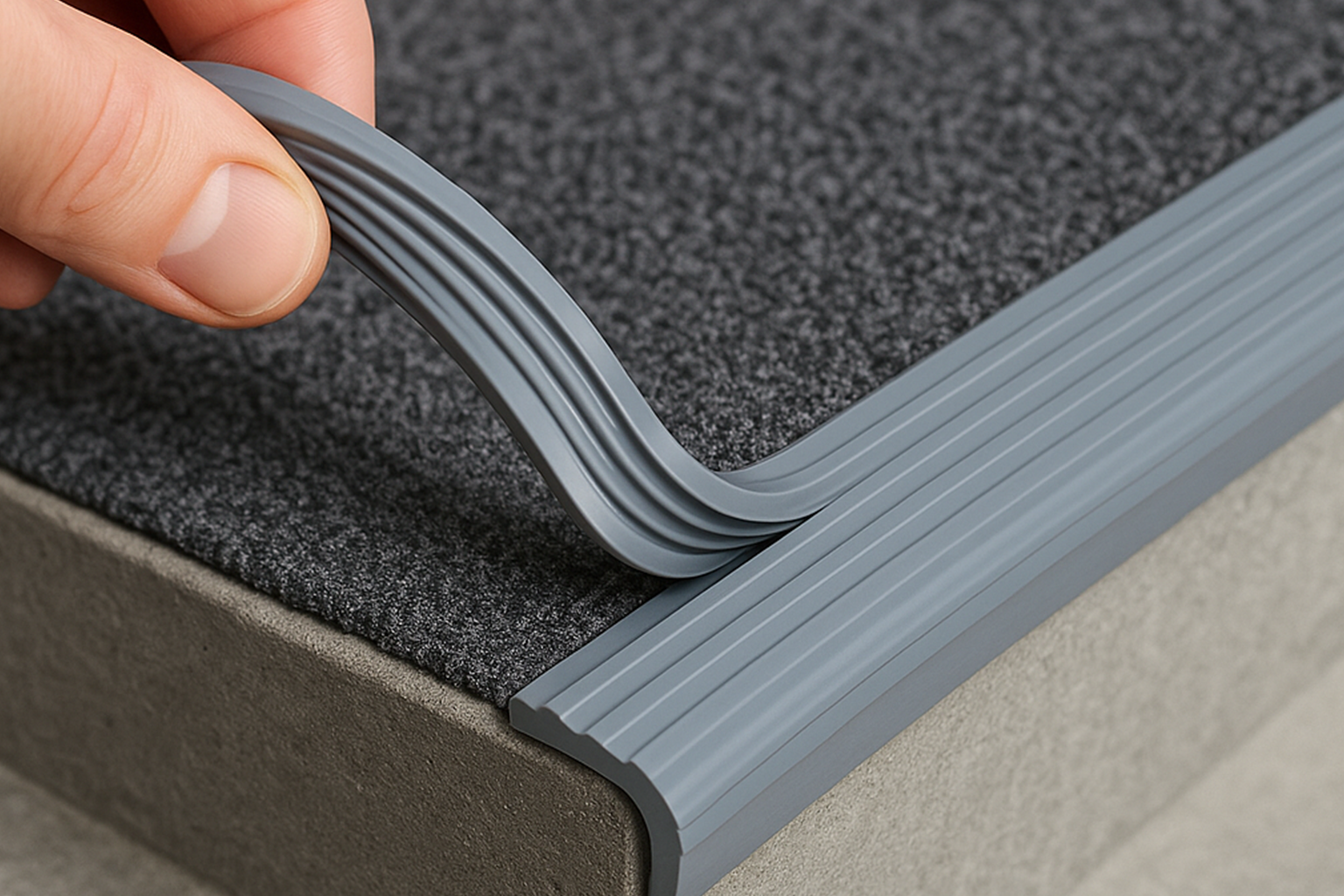 Flexible Rubber/PVC Stair Nosings