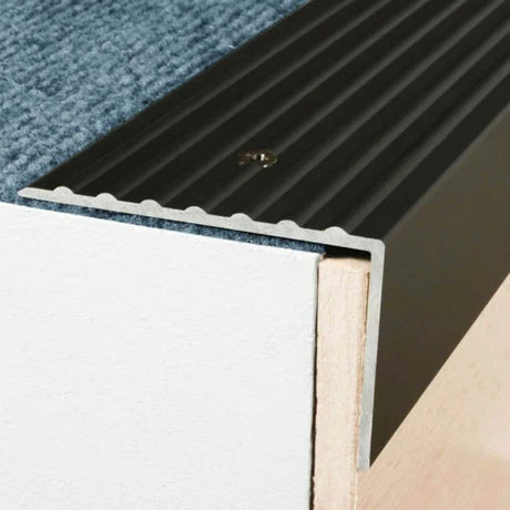 Aluminium Anti-Slip Stair Nosing UK — Anodised Profiles for Residential and Commercial Stairs