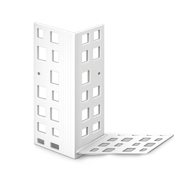 10 x 23x23 PVC universal render corner bead 2.5m for external wall corner protection