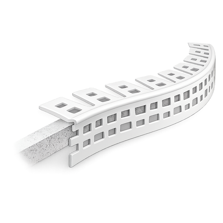 10 x 25x25 PVC flexible arch render corner bead 3m for curved wall and arch corners