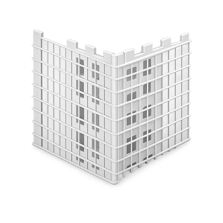 PVC mesh render corner bead 70x70mm used to strengthen plastered wall edges