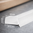 White Flexible 18mm PVC kitchen plinth sealing strip for clean floor-to-plinth finish