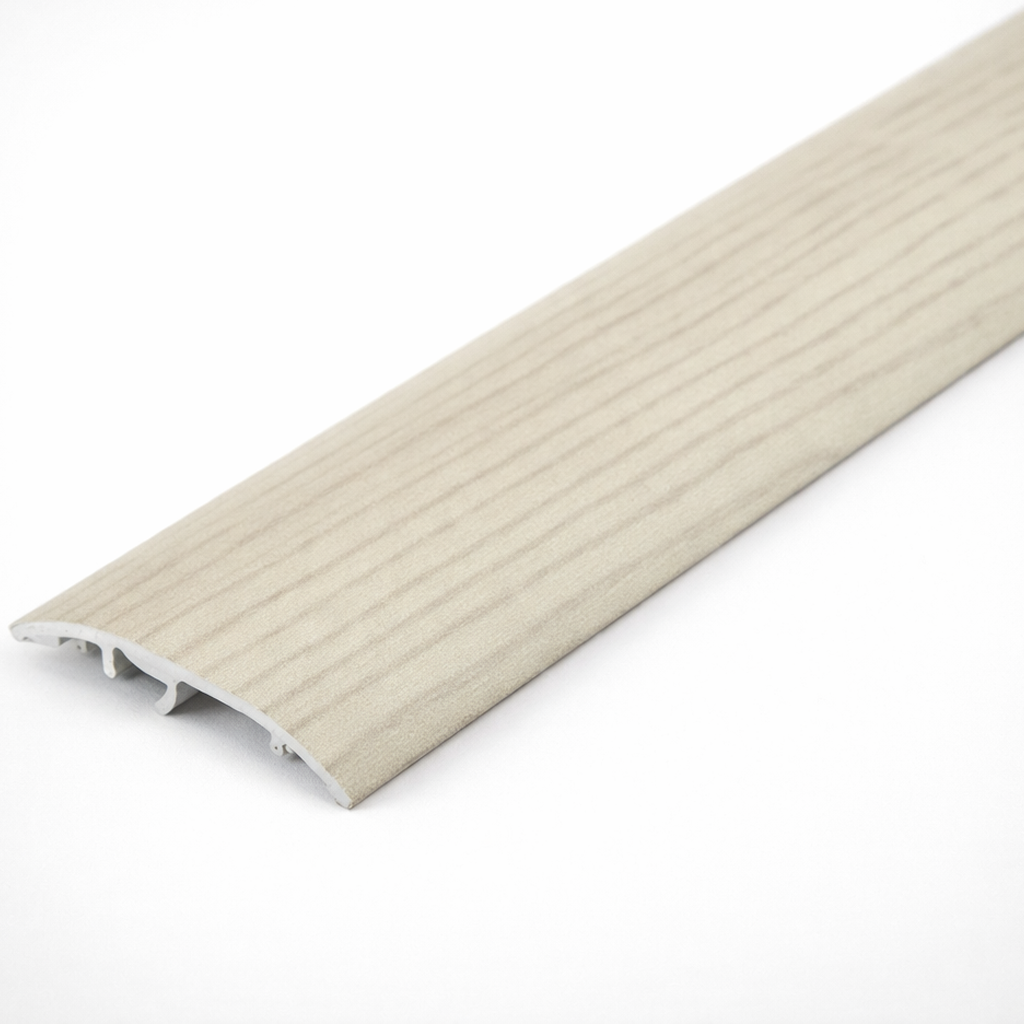 Royal Elm S16K 37mm aluminium wood-effect 4-in-1 door threshold for flooring transitions