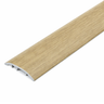 Quattro Oak S16K 37mm aluminium wood-effect door threshold trim for multiple floor types
