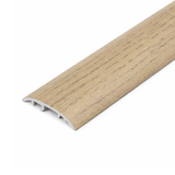 Desert Beech 37mm wood-effect aluminium 4-in-1 door threshold trim S16K