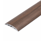 Philadelphia Walnut Aluminium 4-in-1 wood-effect door threshold 37mm S16K for doorways