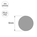 STAINLESS STEEL Round Bar Steel Rod - GRADE 304