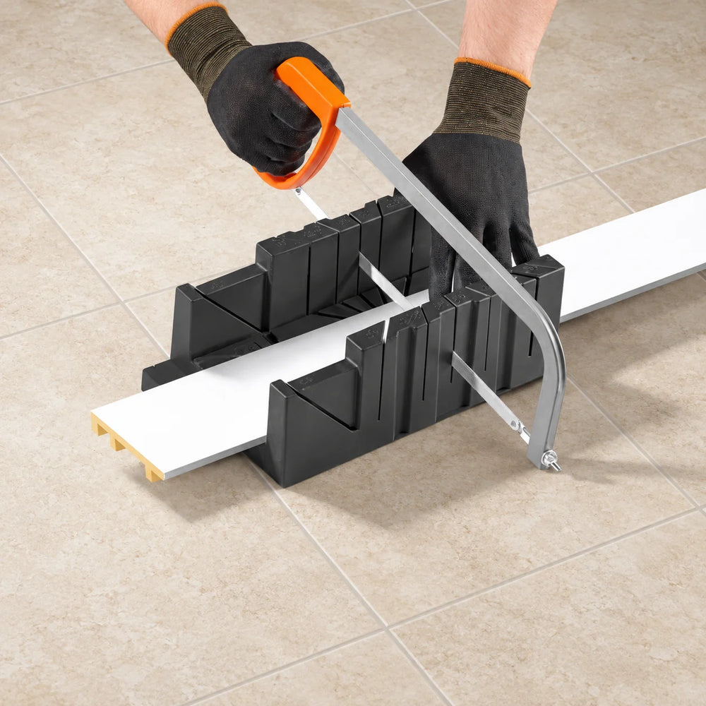 80x15mm PVC Skirting Board – 2.2m Installation Detail