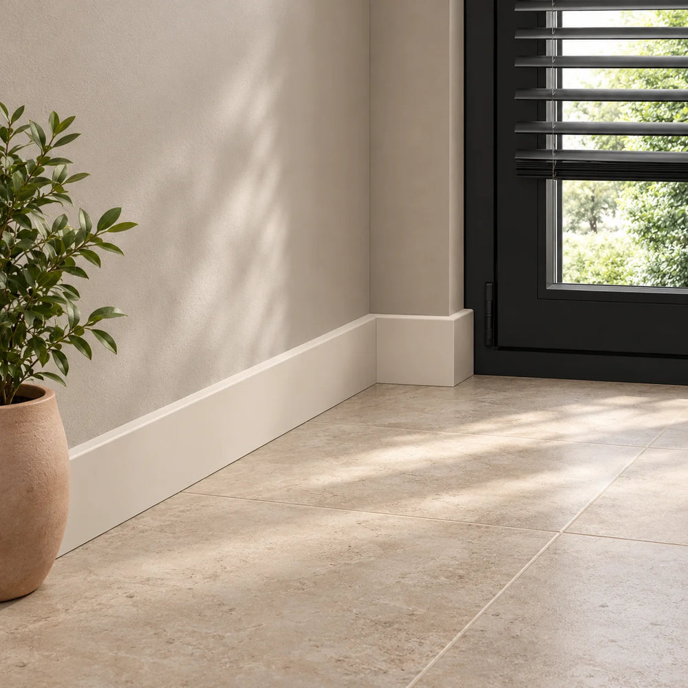80x15mm PVC Skirting Board – 2.2m Realuse Image