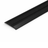 Black A12 25mm anodised aluminium flat door threshold strip with a slim profile for neat floor transitions.