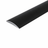 Black A13 40mm anodised aluminium self-adhesive door threshold strip with a flat profile for smooth floor transitions.