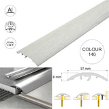 37mm Aluminium Wood-Effect 4-in-1 Door Threshold Strip S16K