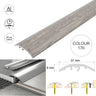 37mm Aluminium Wood-Effect 4-in-1 Door Threshold Strip S16K