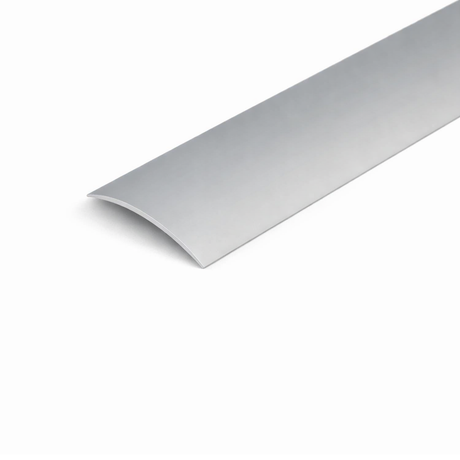 Silver A04 49mm aluminium door threshold strip for floor transitions