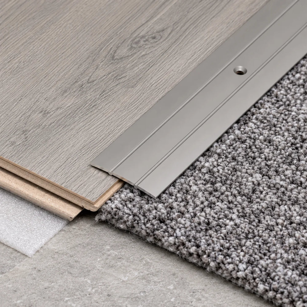 37mm Aluminium Door Threshold Strip – 1m Screw Fix Realuse Image