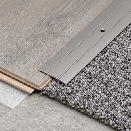37mm Aluminium Door Threshold Strip – 1m Screw Fix Realuse Image