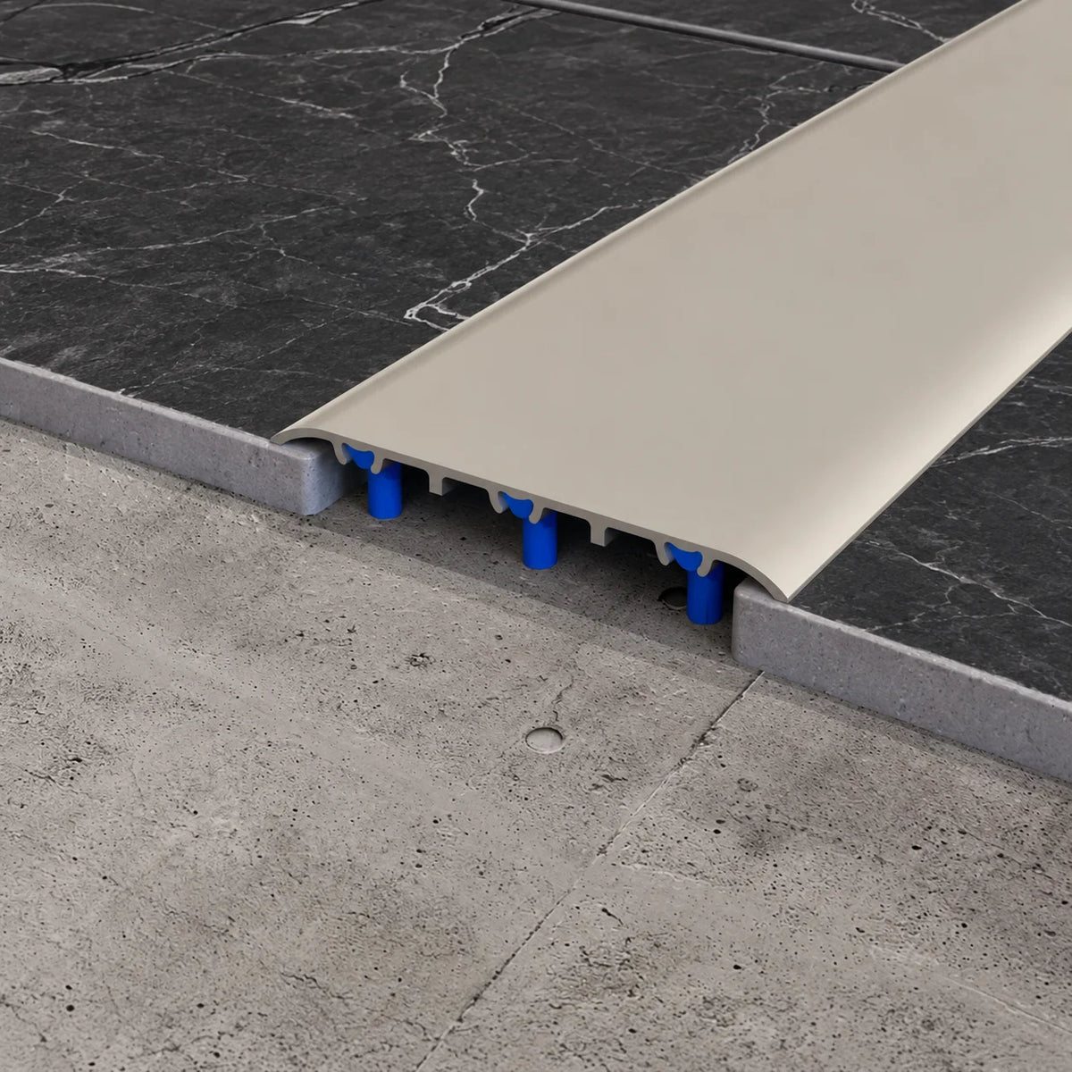 80mm Aluminium Door Threshold Strip – 930mm Concealed Dowel Fix Realuse Image
