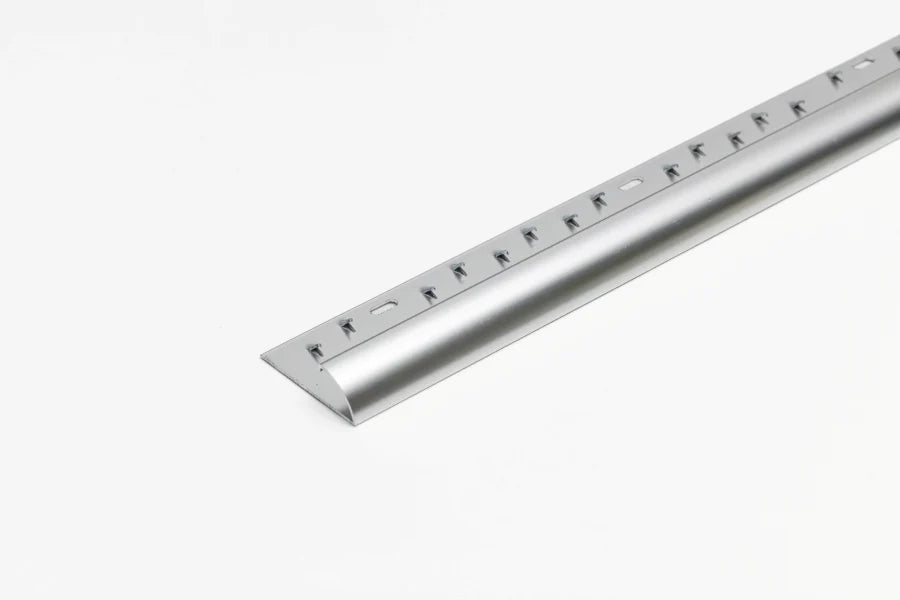 Anodised Aluminium Cover Strip For Carpet Profile Metal Single Edge Trim 1000 MM Length