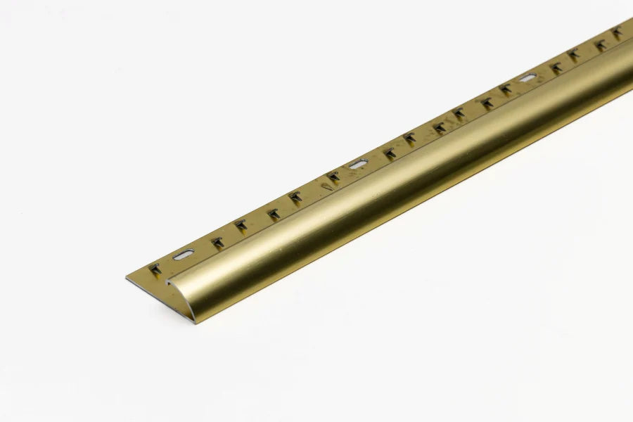 Anodised Aluminium Cover Strip For Carpet Profile Metal Single Edge Trim 1000 MM Length