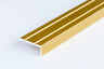 Anodised Grooved Anti-Slip Aluminium Stair Nosing 25 MM x 10 MM x 1 M Length