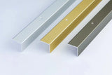 Anodised Grooved Anti-Slip Aluminium Stair Nosing 30 MM x 30 MM x 0.9 Metres Length